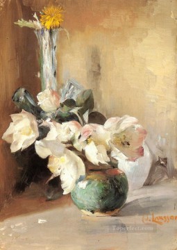 Rosas De Noel flor Carl Larsson Pinturas al óleo